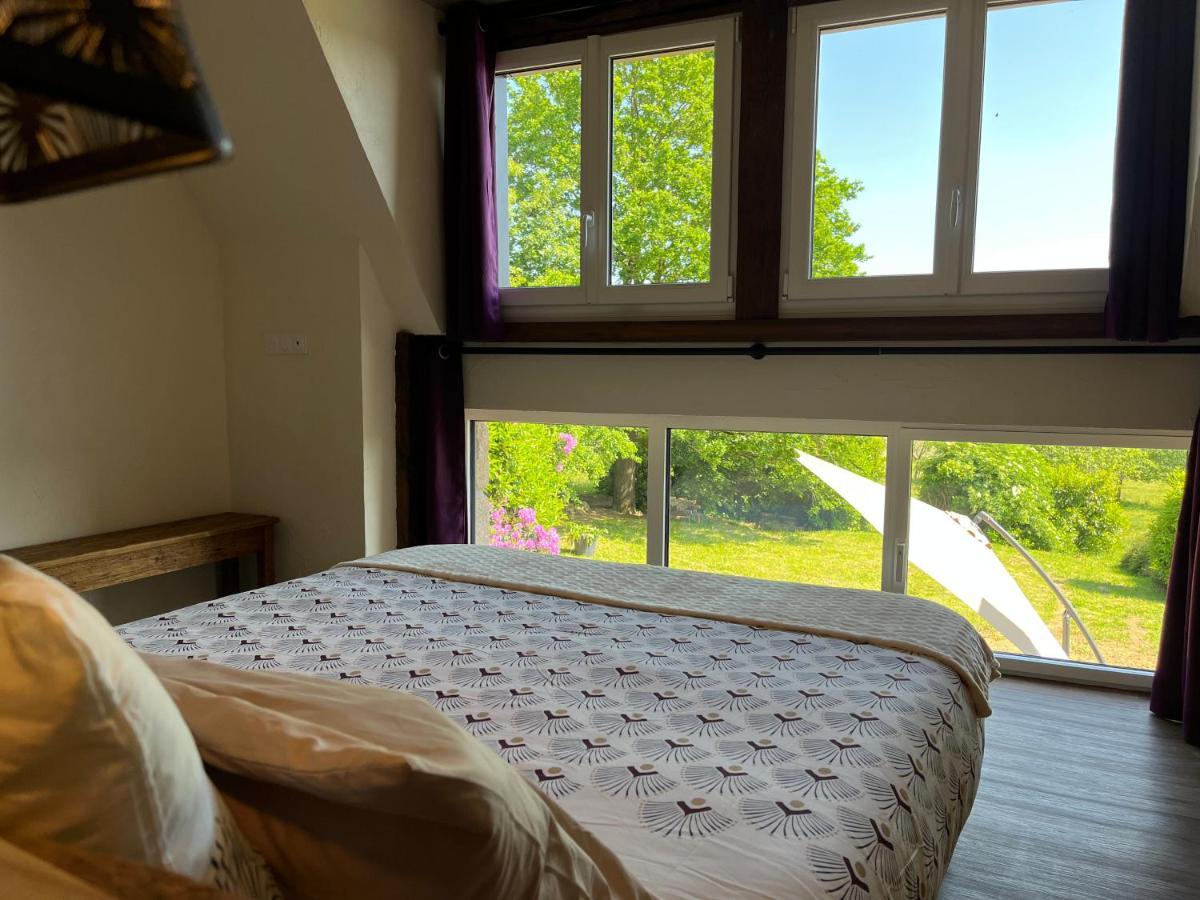 Maison D'Hote Avec Sauna Et Jacuzzi A La Campagne Les Portes du Coglais Exteriör bild